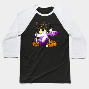 Enby Halloween Dragon Baseball T-Shirt